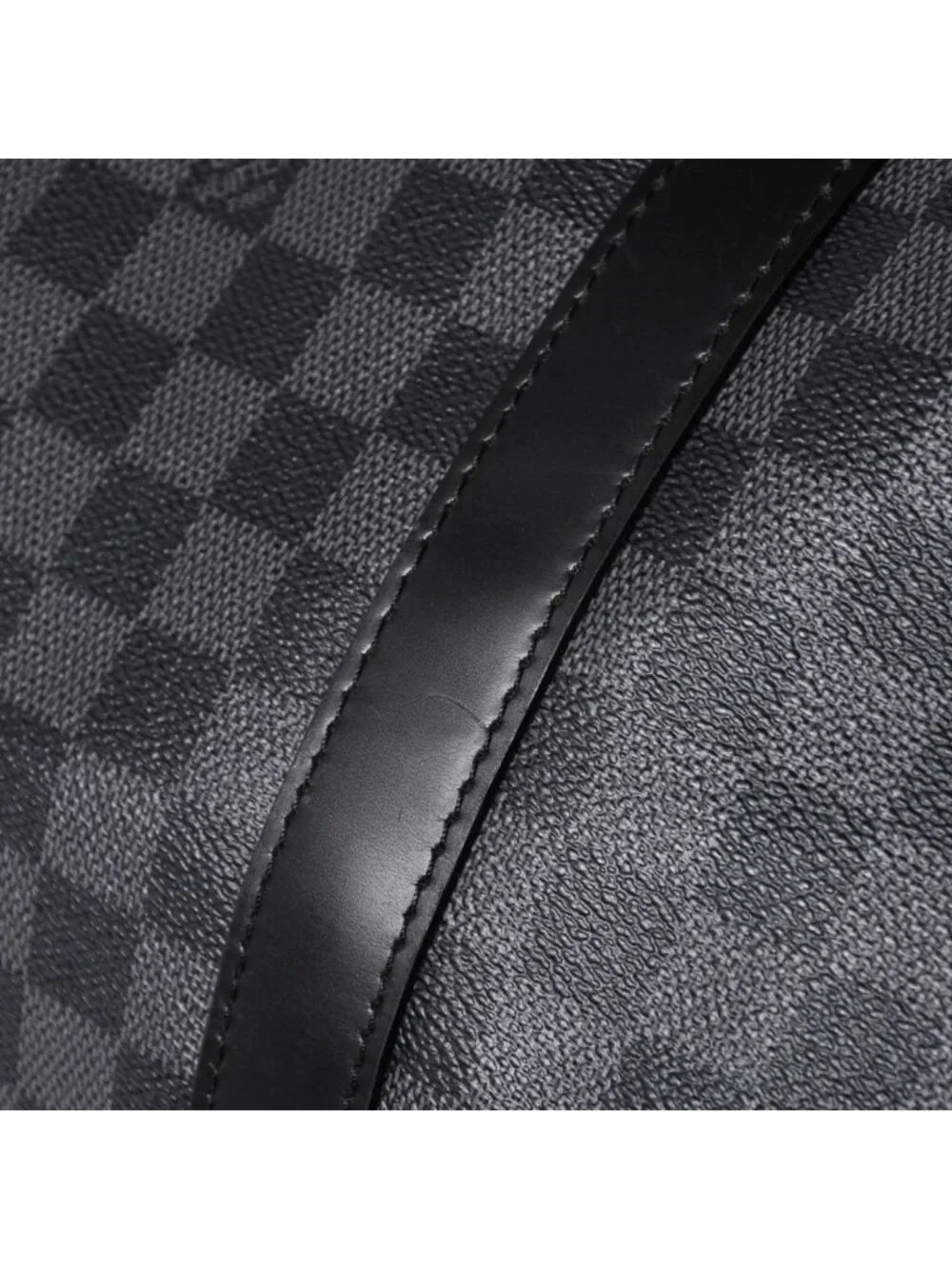 Louis Vuitton Keepall Bandouliere 55 Boston Bag Damier Graphite Black